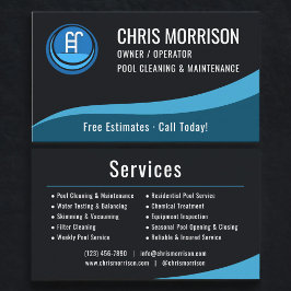 Swimming Pool Maintenance Service  名刺