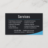 Swimming Pool Service  名刺 (裏面)