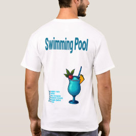 Swimming Pool T-Shirt – Retro Tropical Cocktail Tシャツ