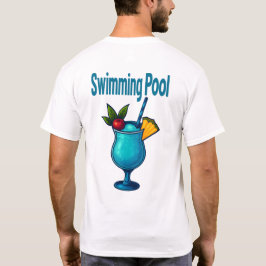 Swimming Pool T-Shirt – Retro Tropical Cocktail Tシャツ