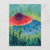 Swimming Pool under the Mushroom ポストカード (正面)