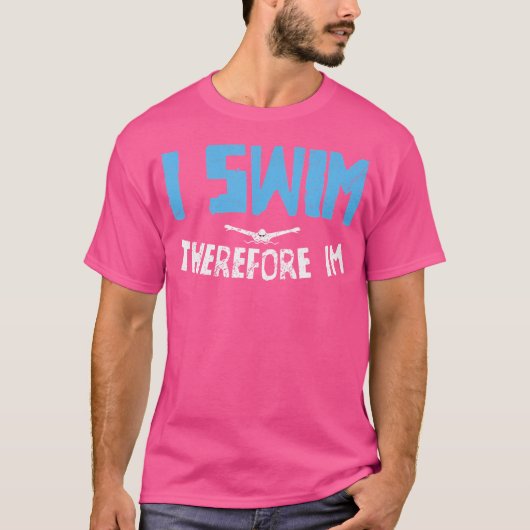 Swimming Swimmer Tシャツ (正面)