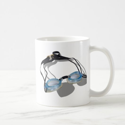 SwimmingGoggles091210 コーヒーマグカップ (右)