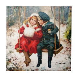 Swingビクトリアンセラミックタイルのヴィンテージ タイル