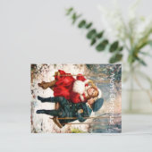 Swingビクトリアンポストカードのヴィンテージ シーズンポストカード (スタンド正面)