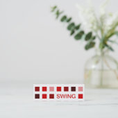 SWING (モダン正方形) スキニー名刺 (スタンド正面)