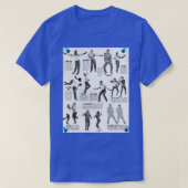 Swing Danceの操作図 Tシャツ (デザイン正面)