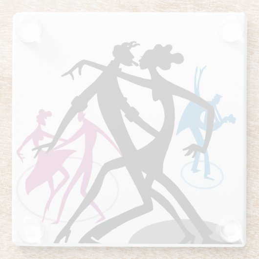 Swing Dance ガラスコースター (裏面)