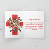 Swing Low Power Run Cartoon Rugby Charge カード (内部)