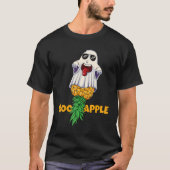 Swinger Halloween BooApple Boo Pineapple Ghost Men Tシャツ (正面)