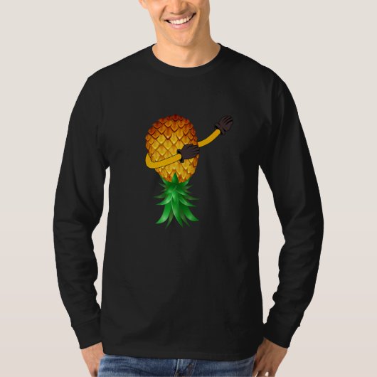 Swinger Upside Down Dabbing Pineapple for Women Me Tシャツ (正面)