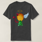 Swinger Upside Down Pineapple Half Devil Half Ange Tシャツ (デザイン正面)