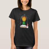 Swinger Upside Down Pineapple Snow Globe Winter Vi Tシャツ (正面)