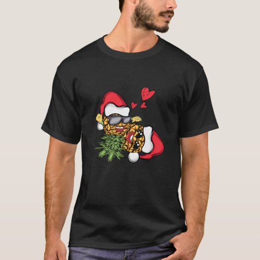 Swingers Couple Pineapples Swinging Xmas - Swinger Tシャツ (正面)