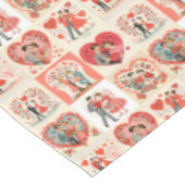 Swingin' Sixties Valentine Patchwork テーブルクロス (アングル)