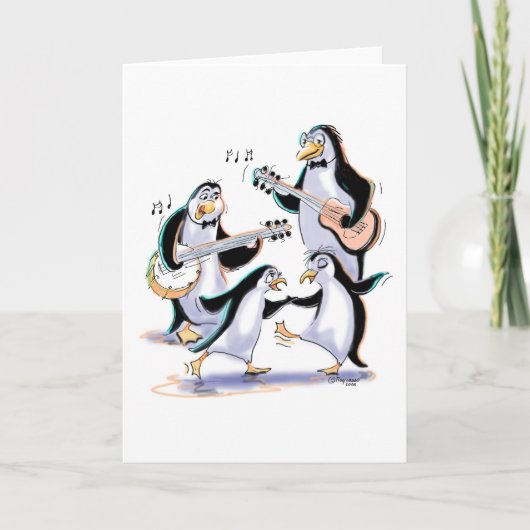 sWiNgInG pEnGuInS カード (正面)