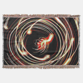 Swirl Motion Burst – Premium Woven Blanket スローブランケット