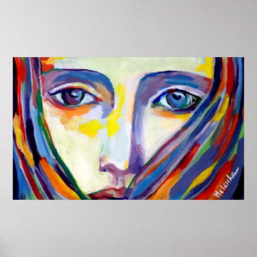 Swirl Print ポスター (正面)