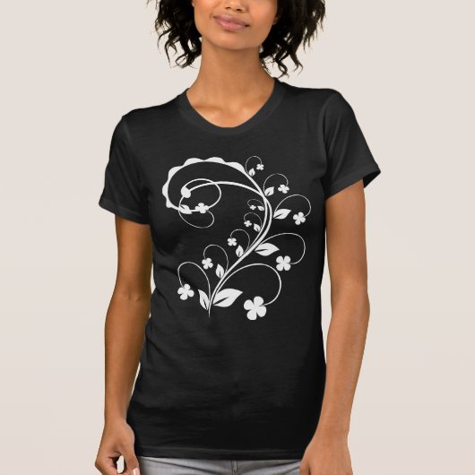 swirl_white tシャツ (正面)