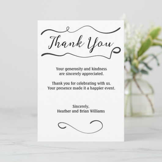 Swirl with写真 サンキューカード (スタンド正面)