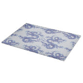 Swirling Dragon in Blue and Purple カッティングボード (角)