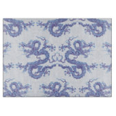 Swirling Dragon in Blue and Purple カッティングボード (正面)