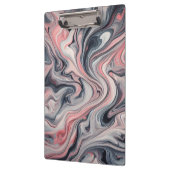 Swirling Shades of Pink, Grey, and White クリップボード (左)