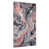 Swirling Shades of Pink, Grey, and White クリップボード (右)