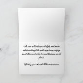 Swirling Sparkle Tree – Christmas Card サンキューカード (内部)