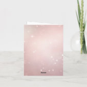 Swirling Unicorn Thank You Card サンキューカード (裏面)