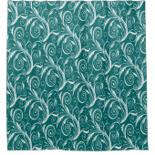 Swirls シャワーカーテン (正面)