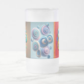 Swirls on the Mug フロストグラスビールジョッキ (中央)