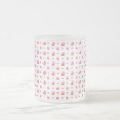 Swirly Heart フロストグラスマグカップ (中央)