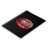 Swirly Precious Tongue ノートブック (左側)