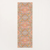 Swirly Scroll Watercolor Brush strokes ヨガマット (裏面)