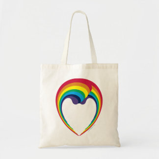 swish_rainbow_face_8x11 トートバッグ