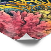 Swishy-Kids水色鮮やか魚 ポスター (コーナー)