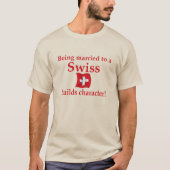 SwissはCharをビルド Tシャツ (正面)