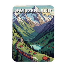 Swiss Alps Switzerland Travel マグネット
