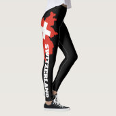 Swiss Flag Leggings - Switzerland Map Design Tight レギンス (右)