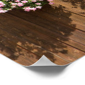 Swiss flower box ポスター (角)