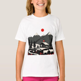 Swiss landscape tシャツ