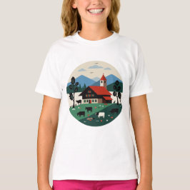 Swiss landscape tシャツ