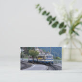 Swiss Train Business Card 名刺 (スタンド正面)