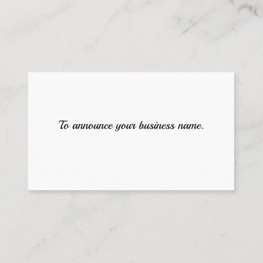 Swiss Train Business Card 名刺 (裏面)
