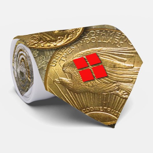 SwissCoinCollageTie1 ネクタイ (ロール)