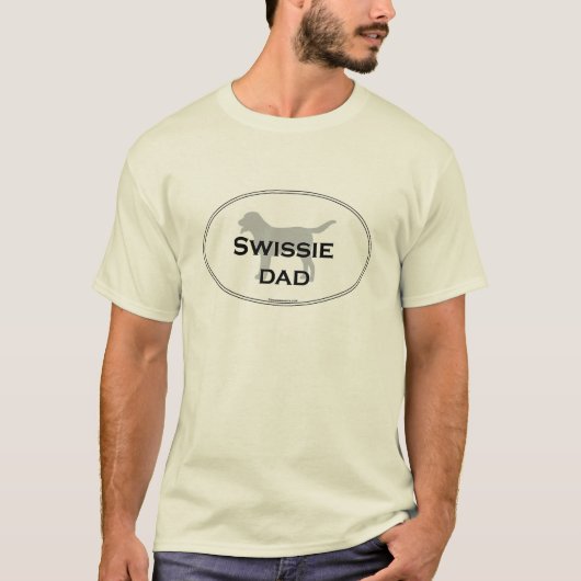 Swissieのパパ Tシャツ (正面)