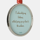 Swistleのスローガンのオーナメント メタルオーナメント (右)