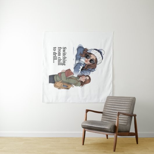 Switching from chill to drill タペストリー (インサイチュ(横))