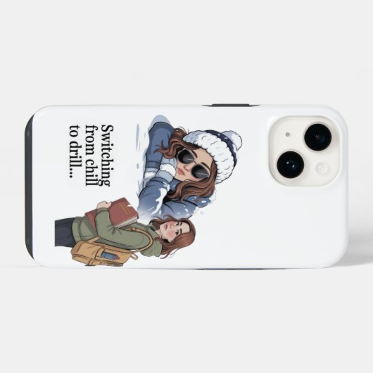 Switching from chill to drill iPhoneケース (裏面横)